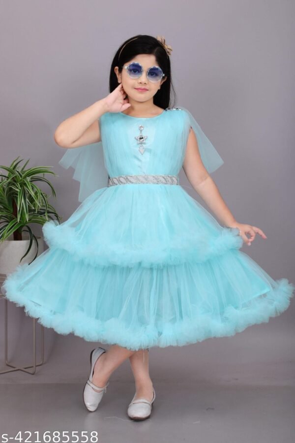 Girls Net Frock - Firoja Party Wear Dress